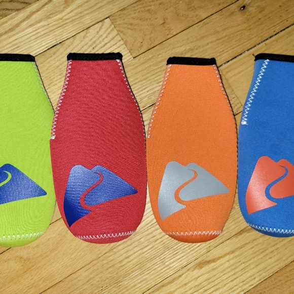Bundle of 4 Bottle Zipper Koozies - Picture 1 of 6